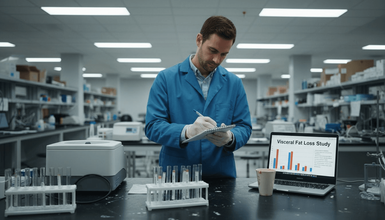 Peptide protocols 2026: 8.3% visceral fat loss proven