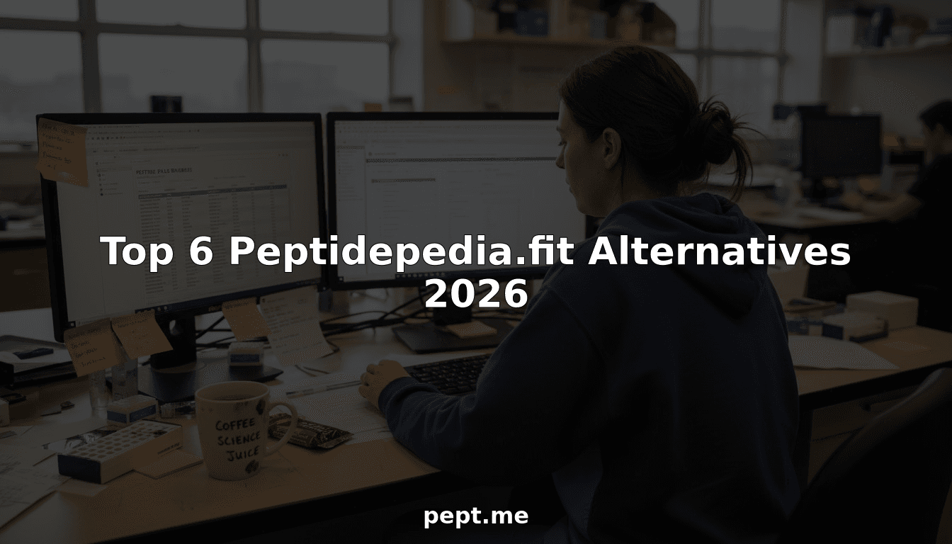 Top 6 Peptidepedia.fit Alternatives 2026