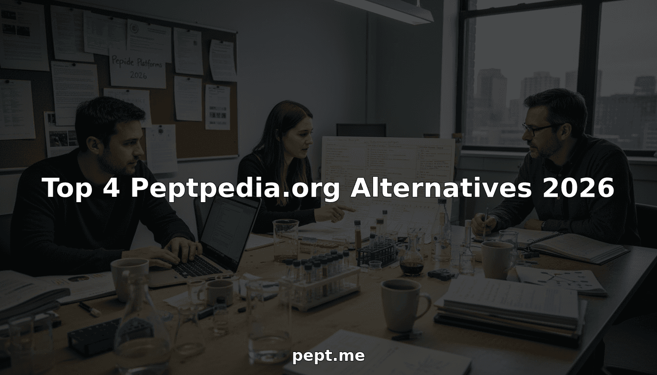 Top 4 Peptpedia.org Alternatives 2026
