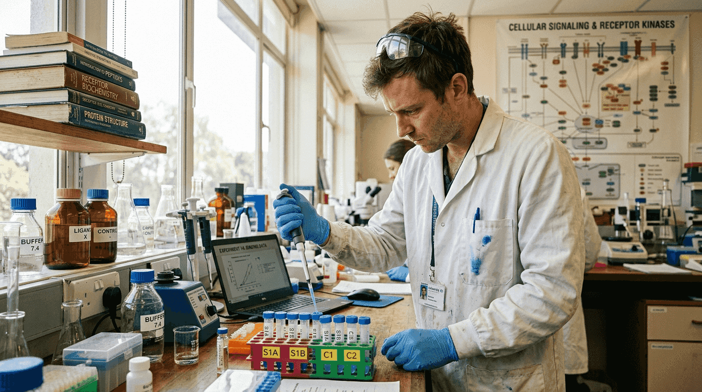 Peptide receptors: muscle growth, recovery & fat loss